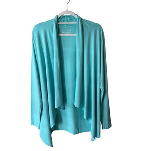 Coolibar UPF 50+ Aqua Draped Cardigan Size M Sun Protection Beach Travel